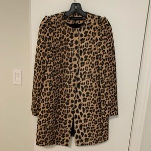 Zara leopard coat